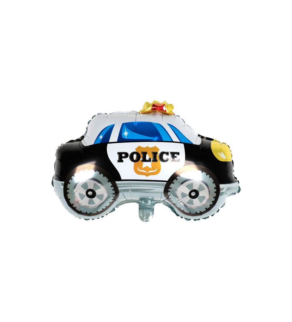 Fóliový balónek – Policejní auto, 64 × 46 cm