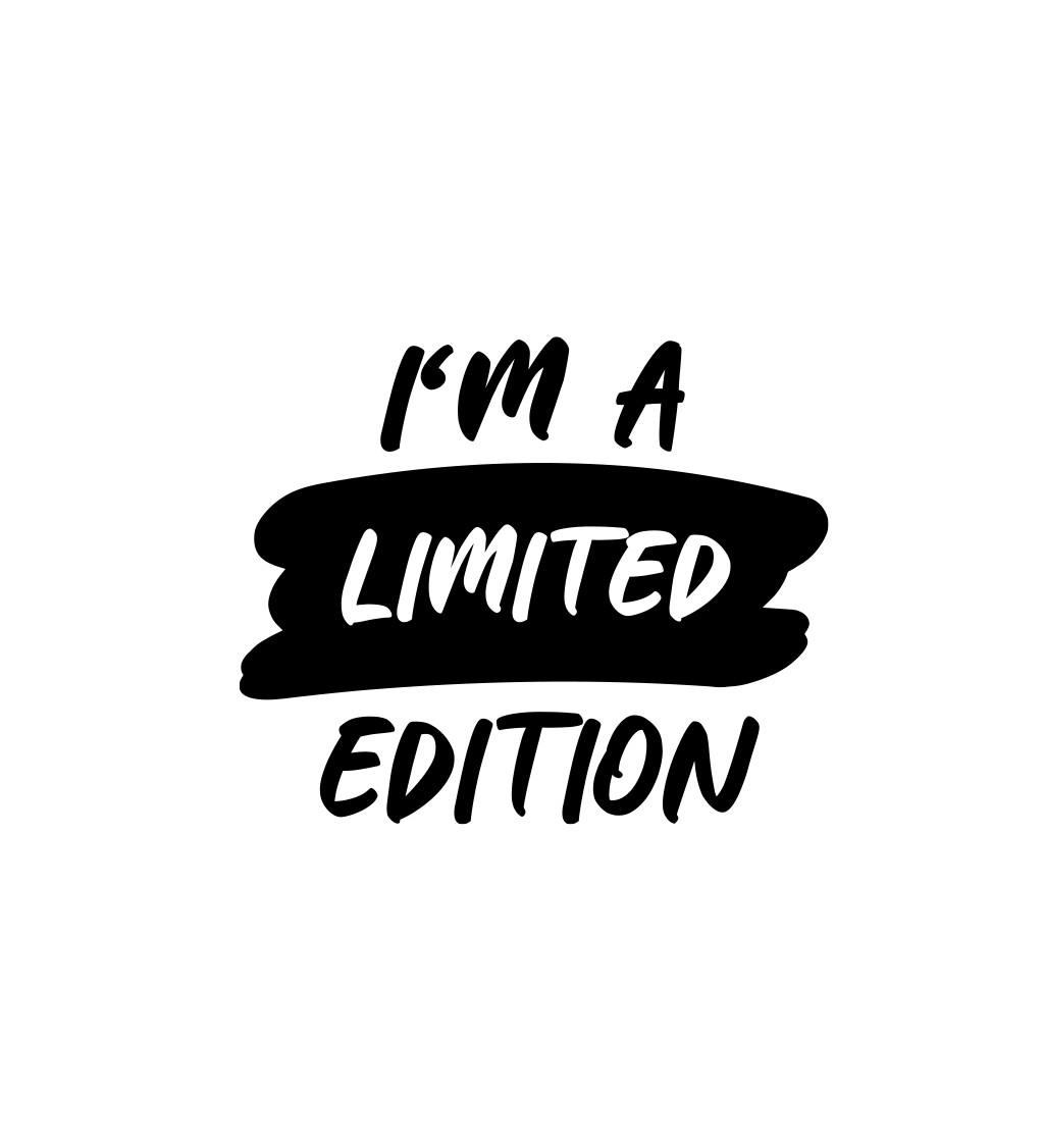 Pánské bílé tričko – I´m a limited edition