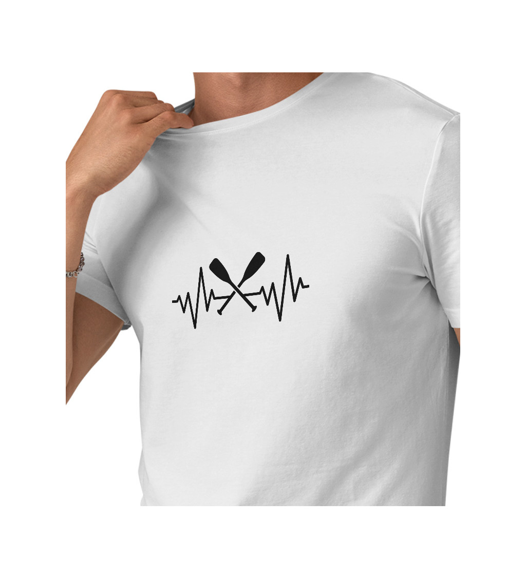 Pánské bílé tričko – Tep vodáci