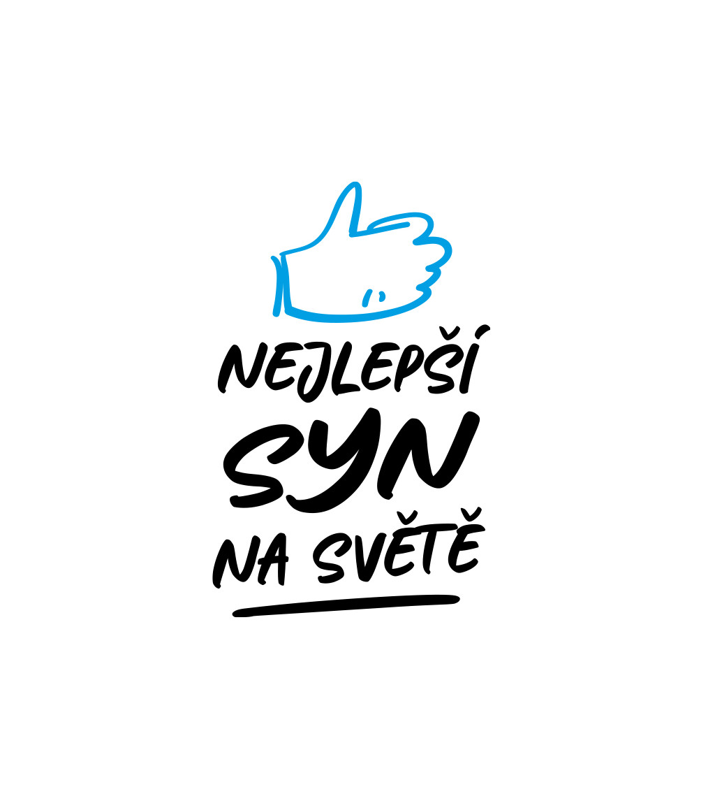 Pánské bílé tričko – Nejlepší syn na světě