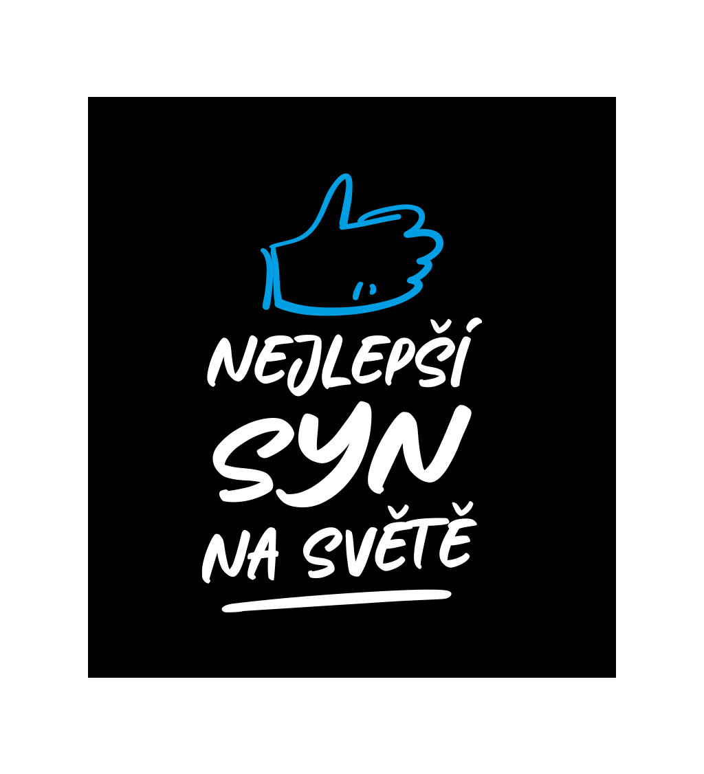 Pánské černé tričko – Nejlepší syn na světě