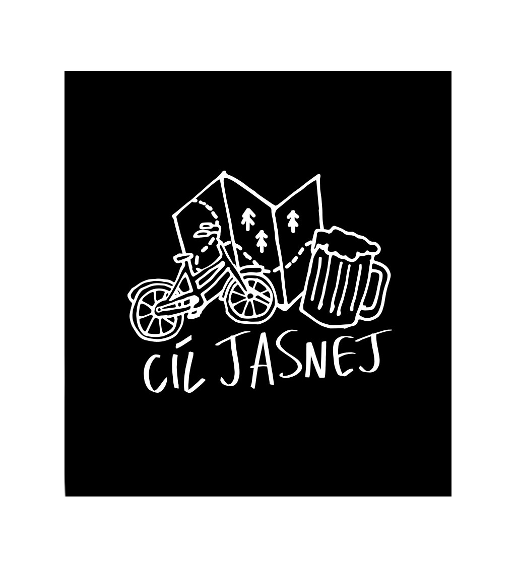 Dámské černé tričko – Cíl jasnej