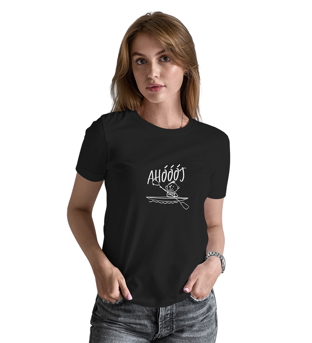 Pánské bílé tričko 3XL – Ahoooj