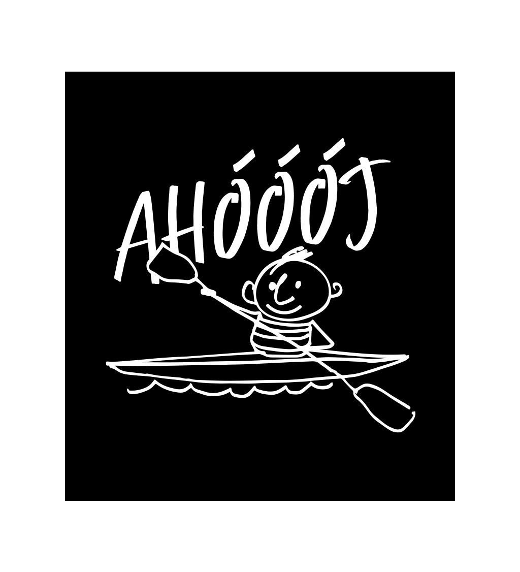 Dámské bílé tričko XXL – Vltava – mapa