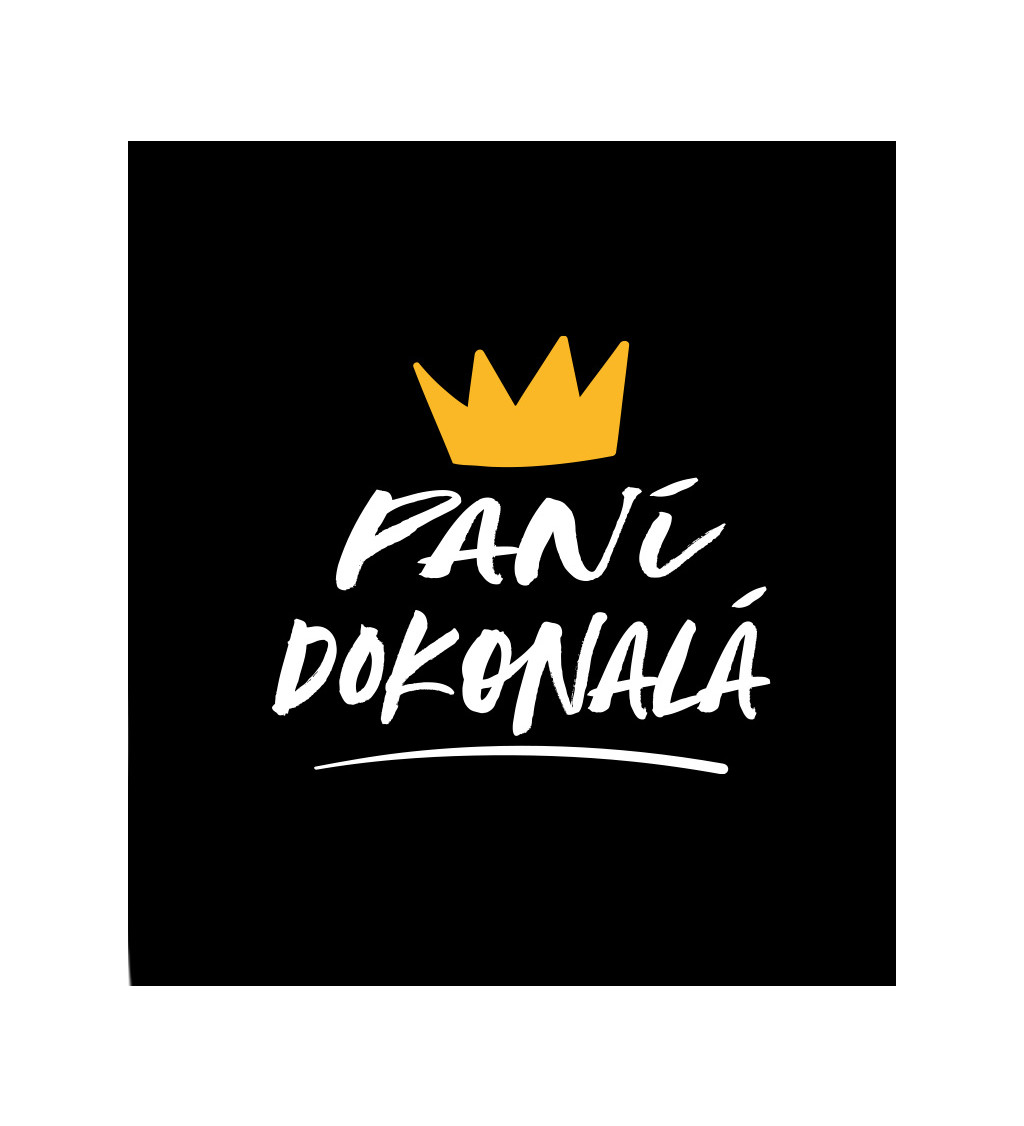 Dámské černé tričko – Paní dokonalá