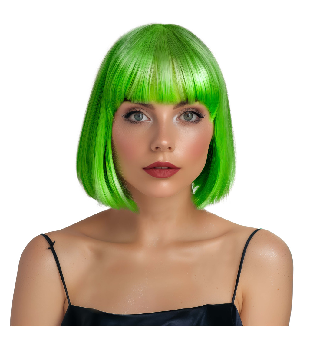 Dámská paruka Mikádo zelená