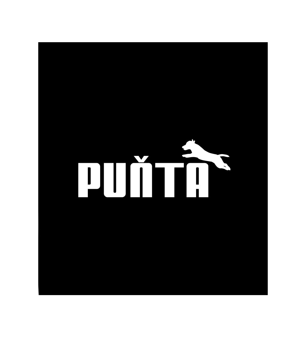 Dámské černé tričko – Puňťa