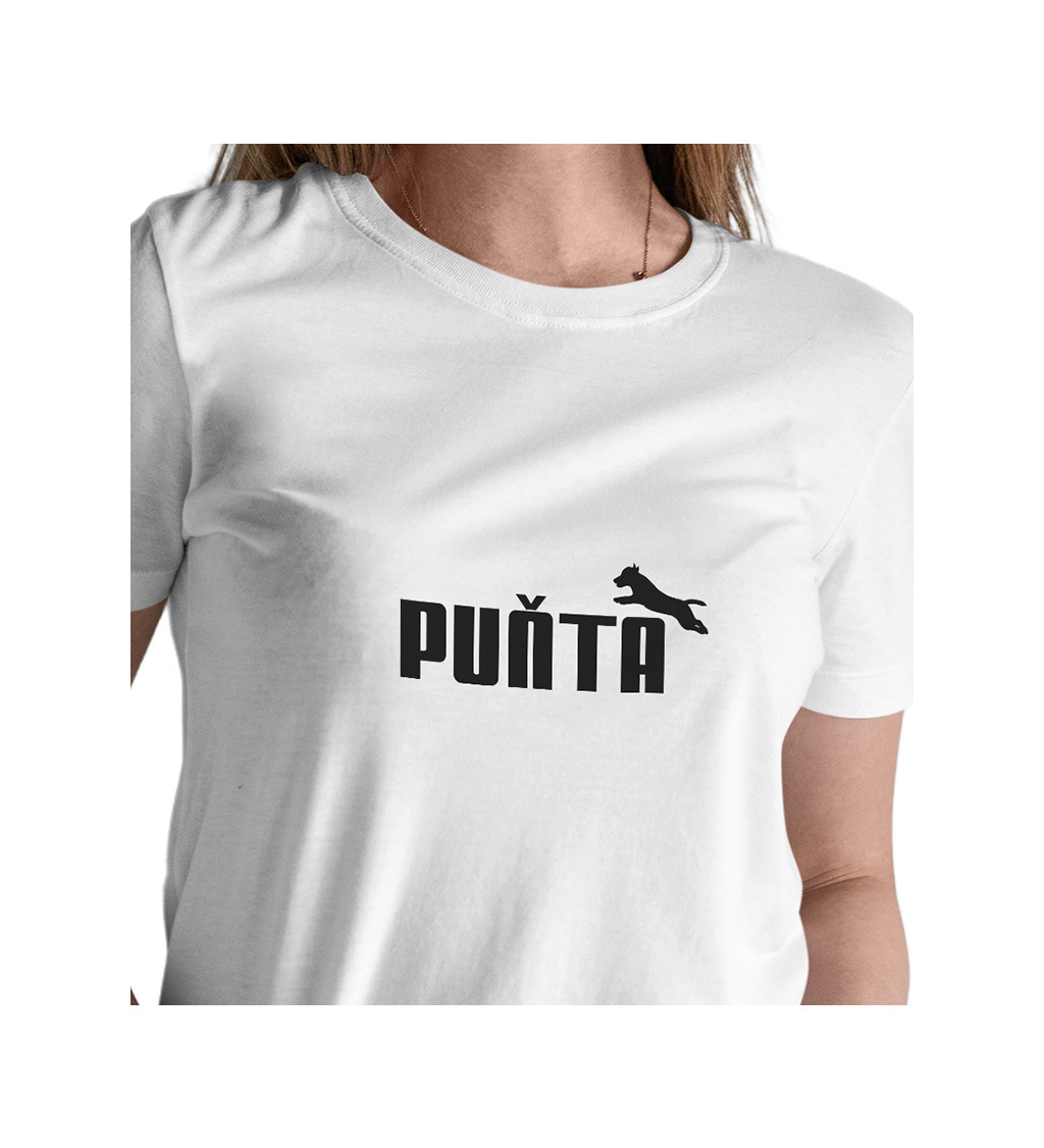 Dámské bílé tričko – Puňťa