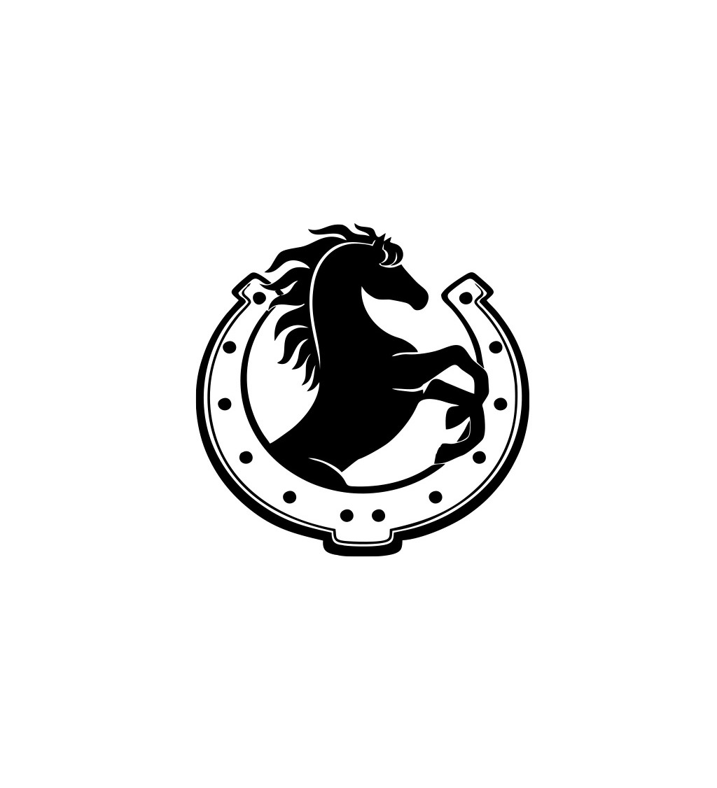 Dámské bílé tričko – Kůň