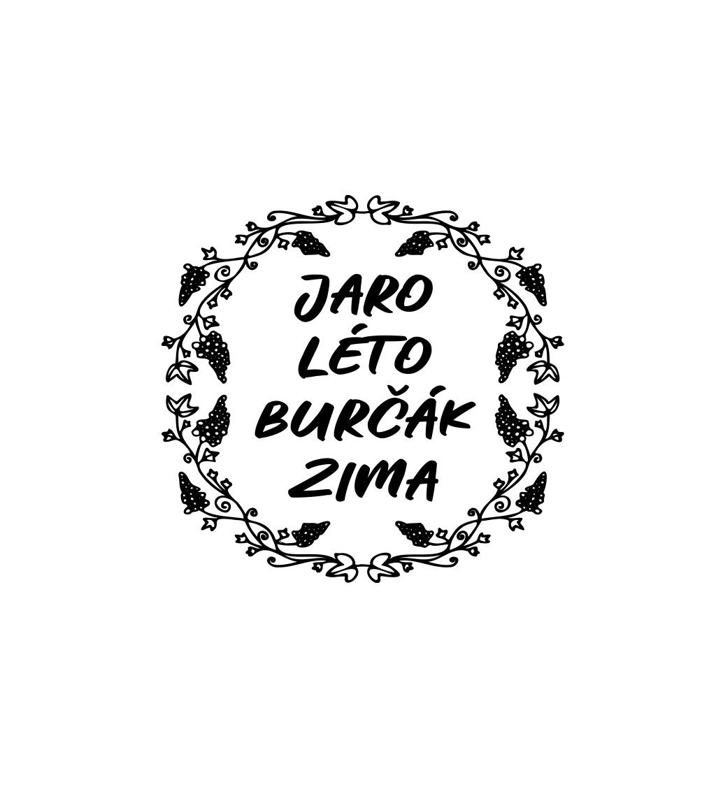 Pánské bílé tričko – Jaro, léto, burčák, zima