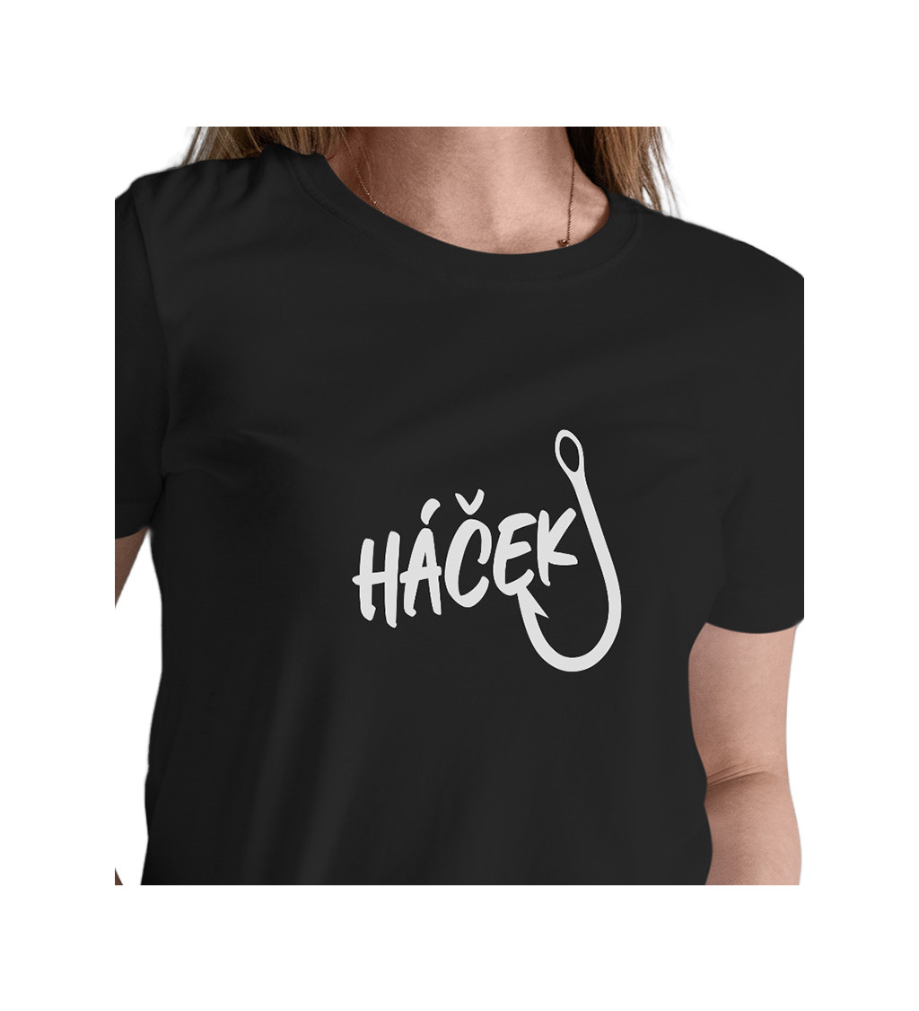 Dámské černé tričko – Háček