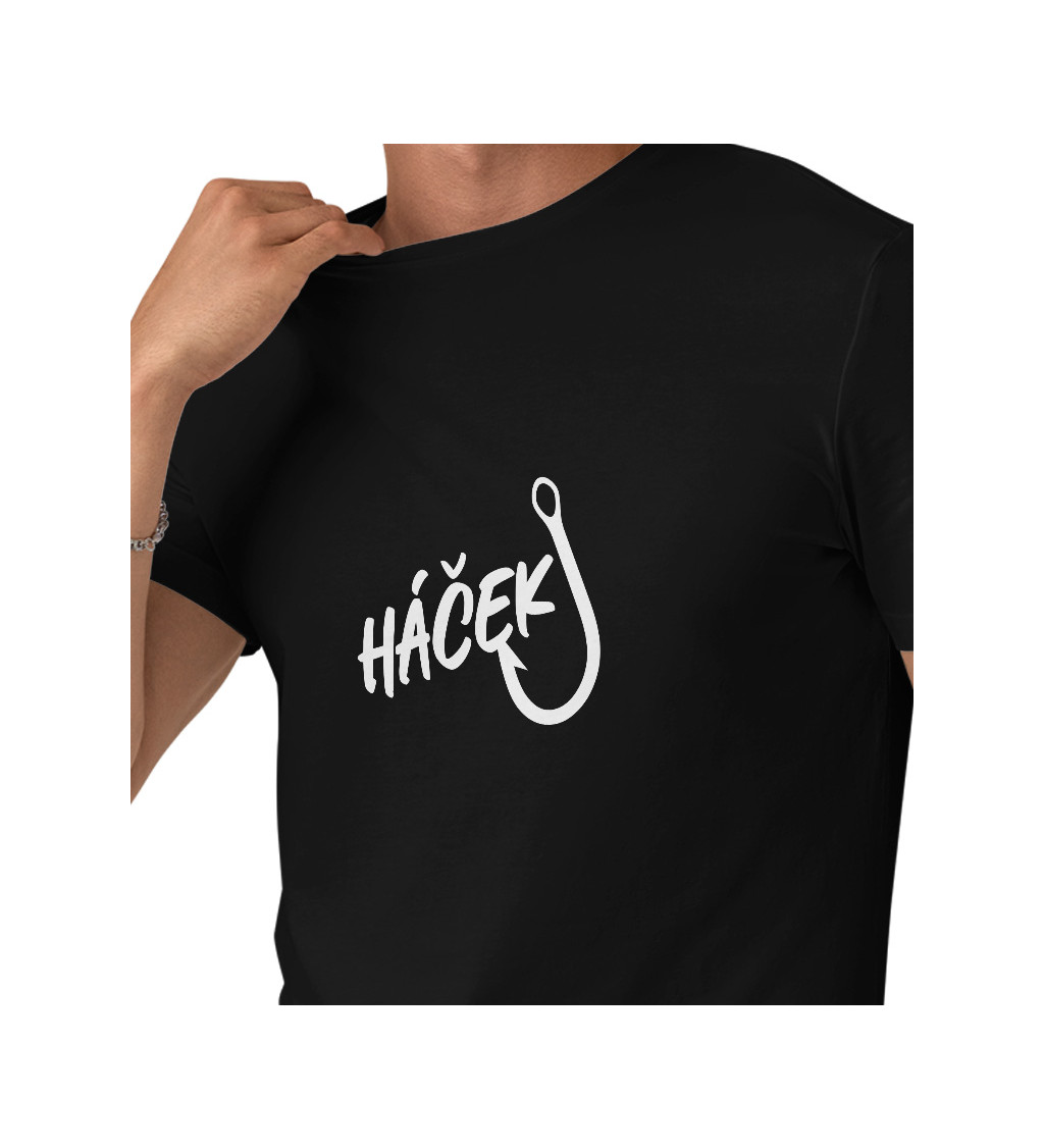 Pánské černé tričko – Háček