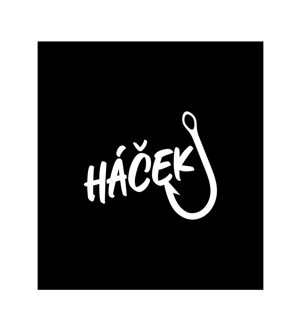 Pánské černé tričko – Háček