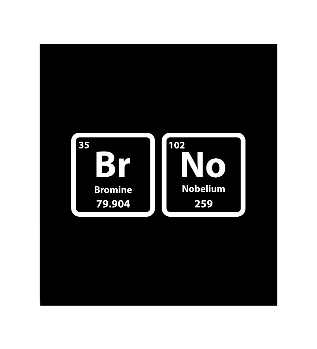 Dámské černé tričko – Brno