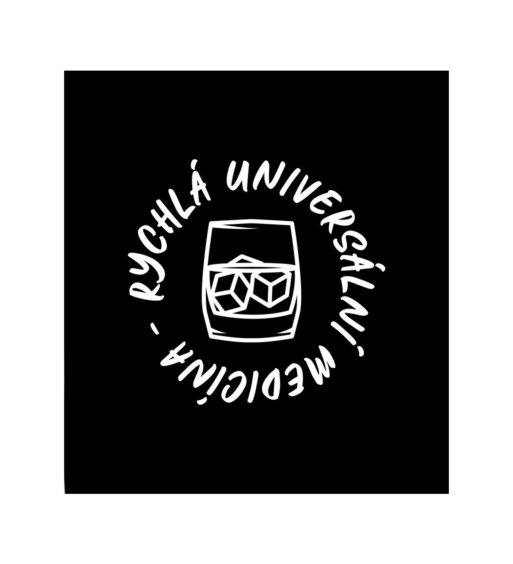 Dámské černé tričko – Rychlá universální medicína