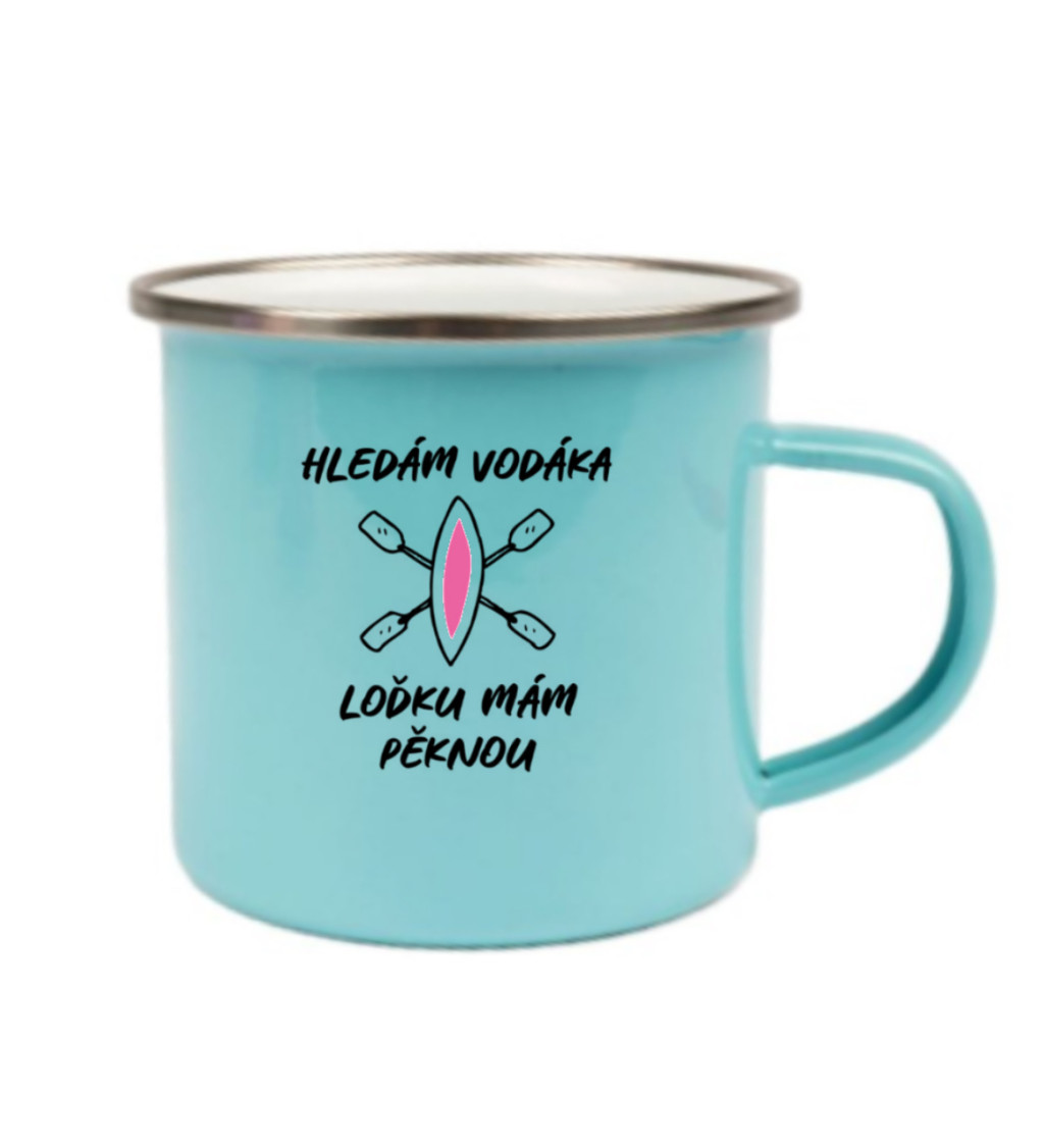 Modrý plecháček: Hledám vodáka, loďku mám pěknou