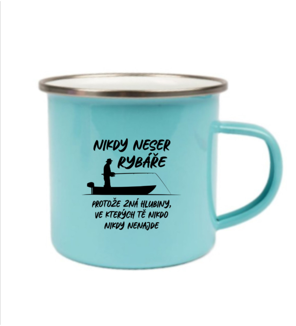 Modrý plecháček: Nikdy neser rybáře