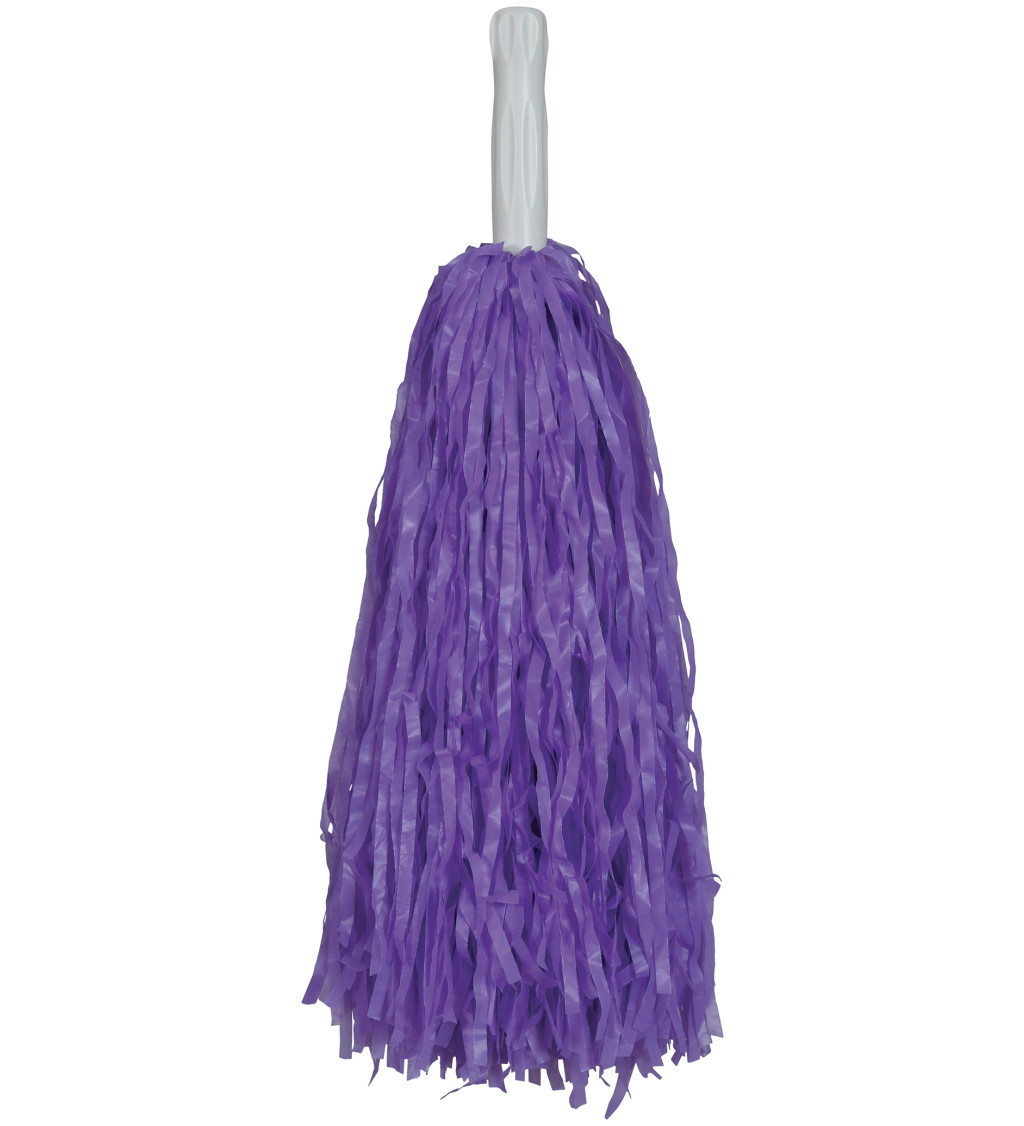 Fialové karnevalové pom-pomy