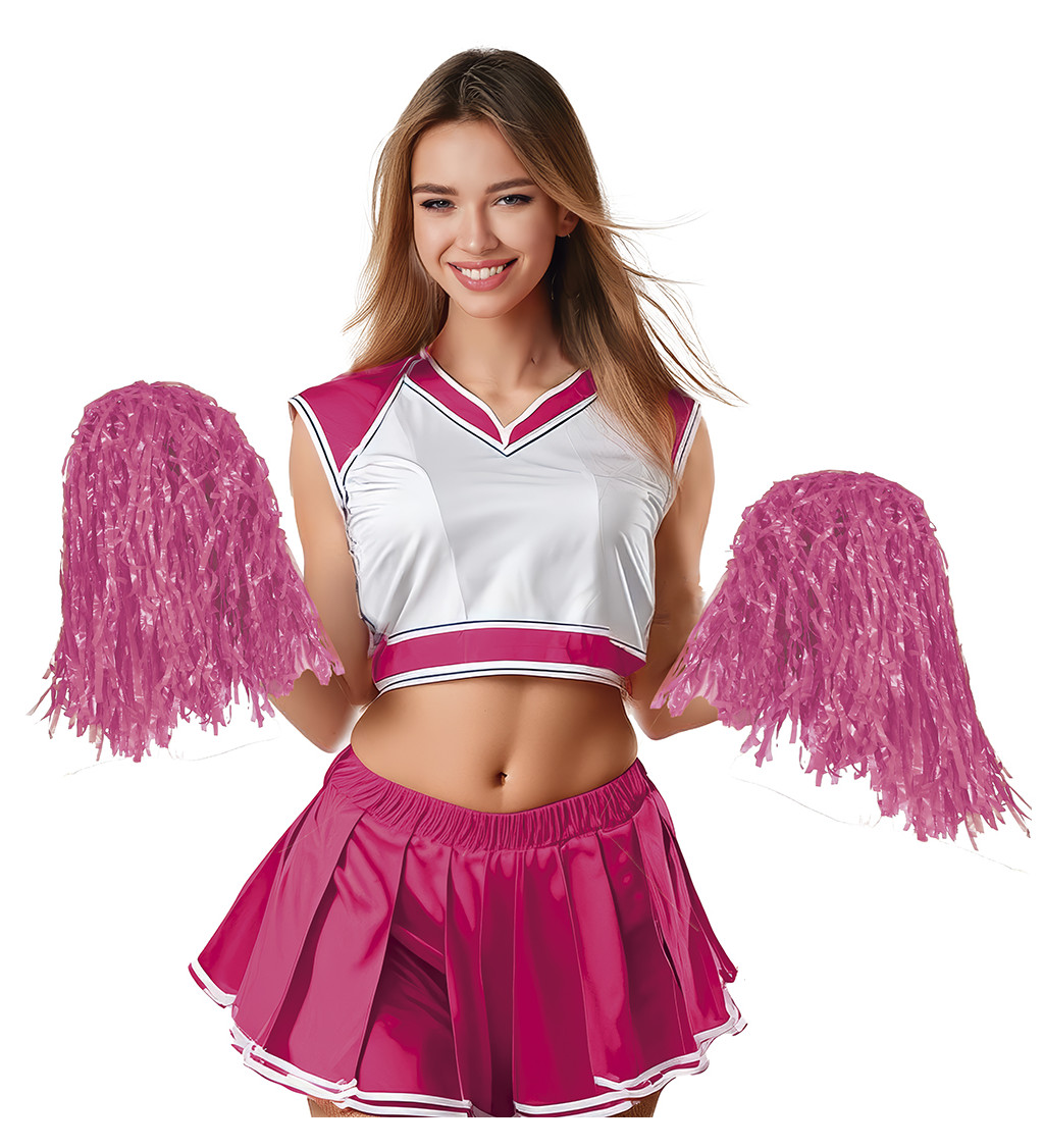 Krabice 2 pom-pom růžové, 80 g