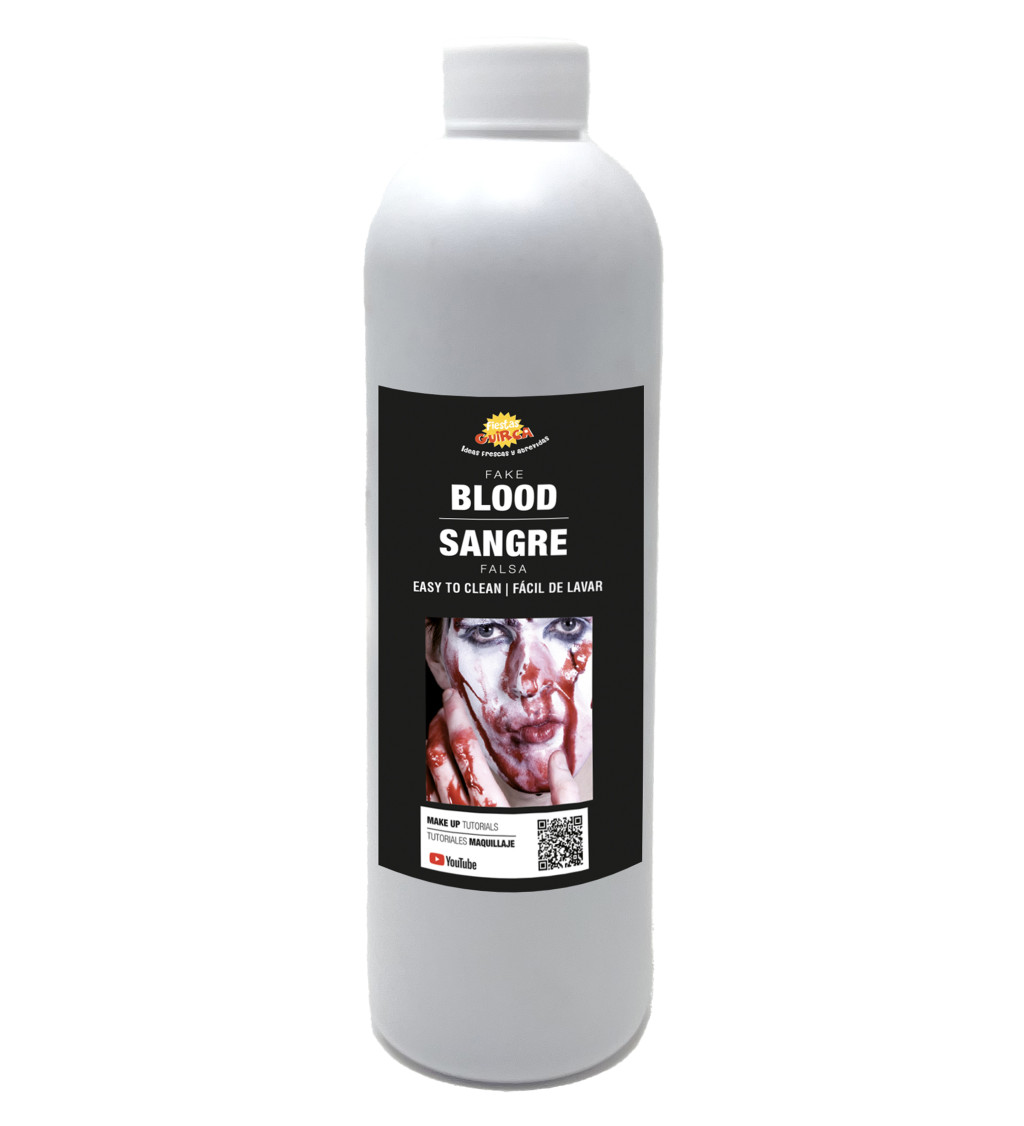 Láhev smývatelné krve 475 ml