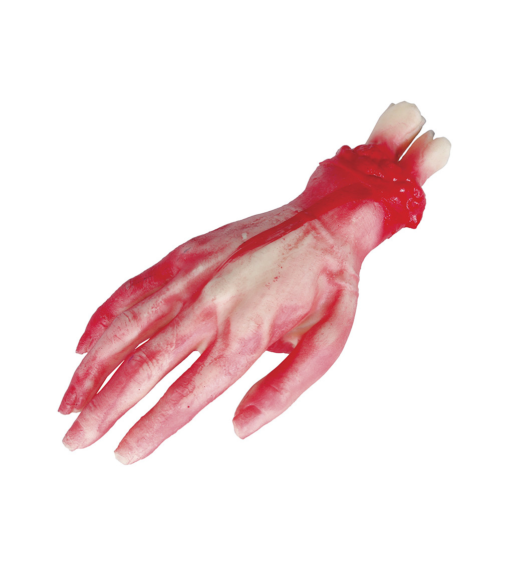 Latexová ruka s krví 25 cm