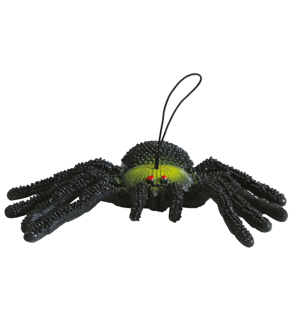Gumový pavouk – dekorace 14 cm