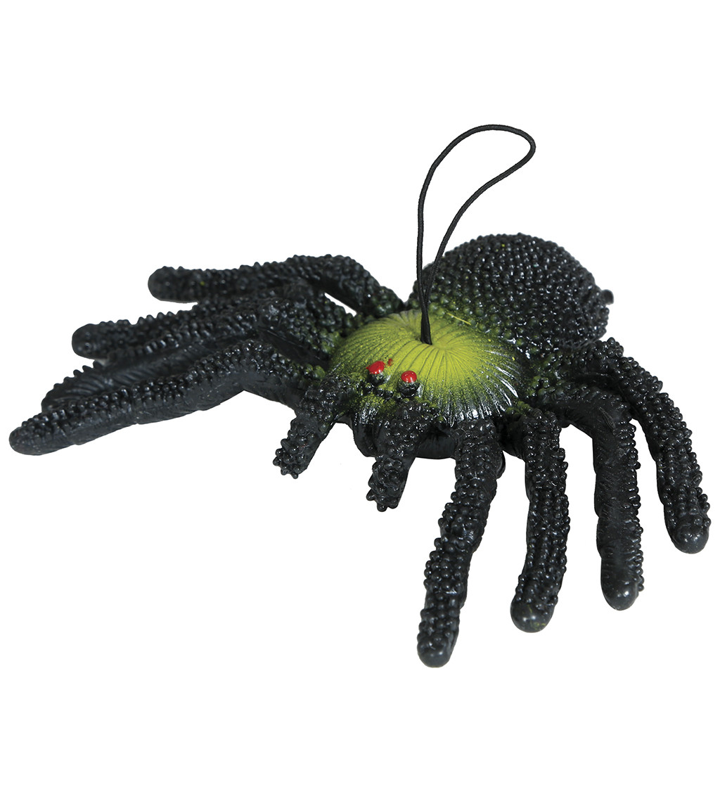 Gumový pavouk – dekorace 14 cm