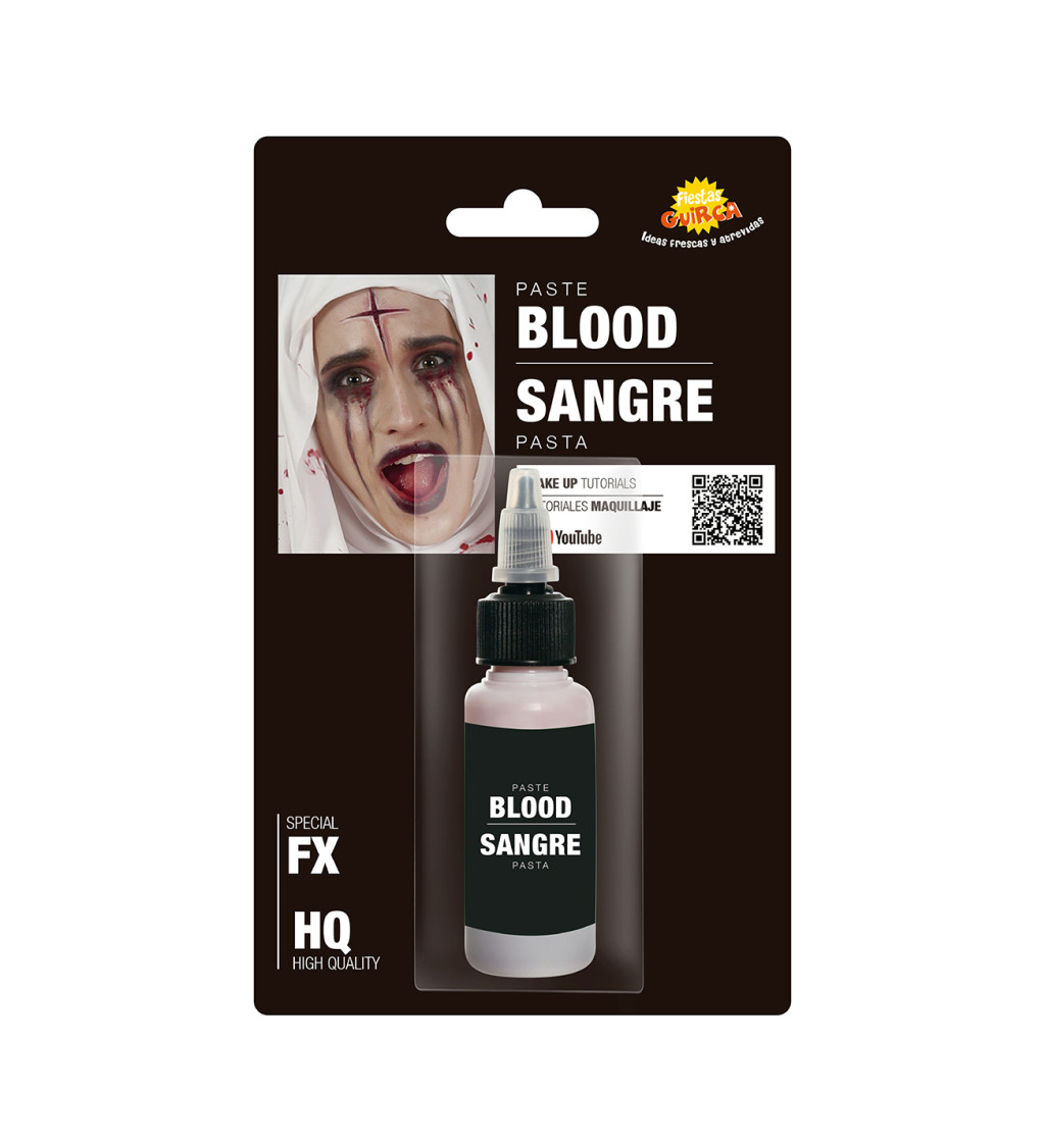 Halloweenská umělá krev
