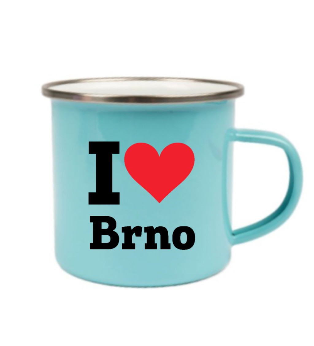 Modrý plecháček: I love Brno