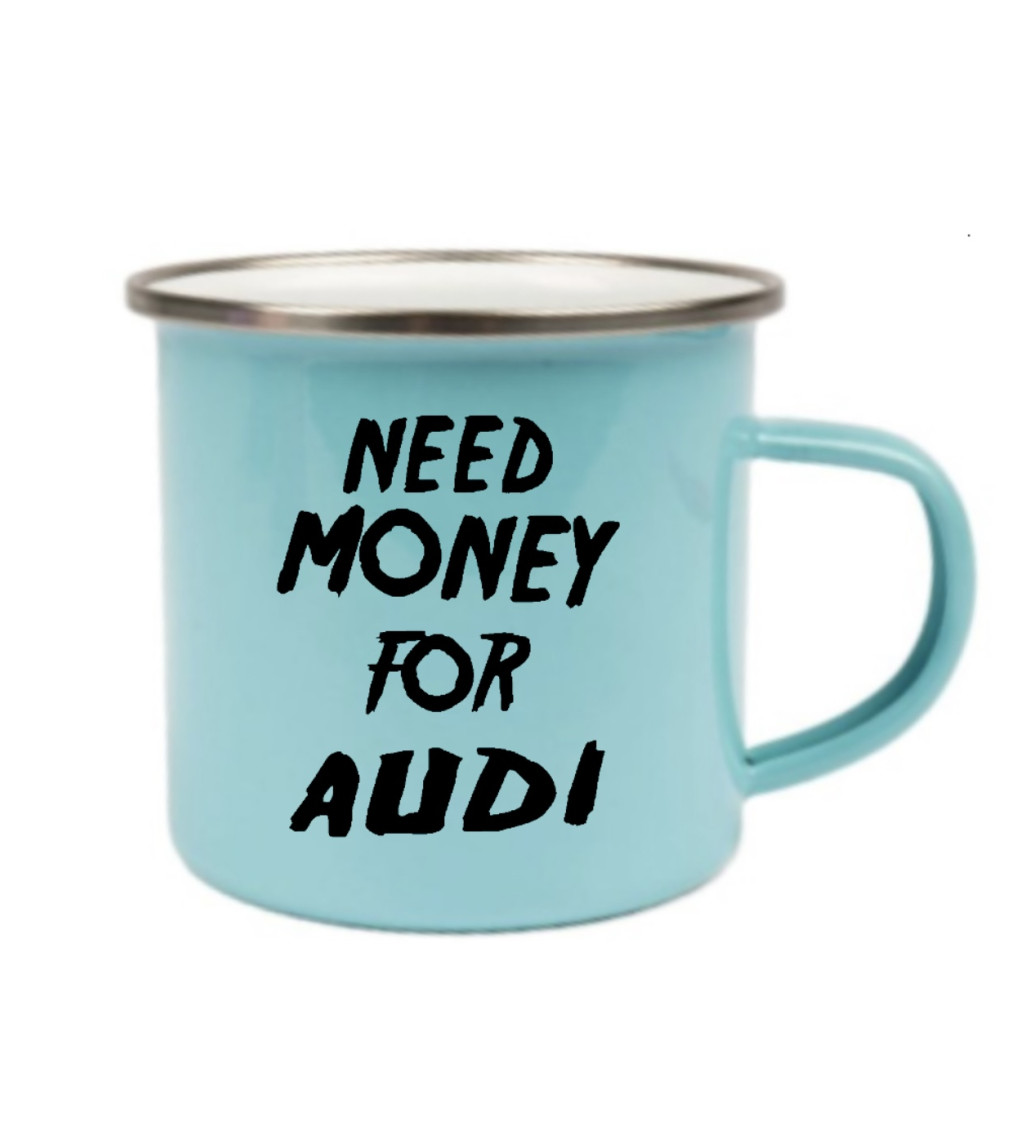 Modrý plecháček: Need money for audi
