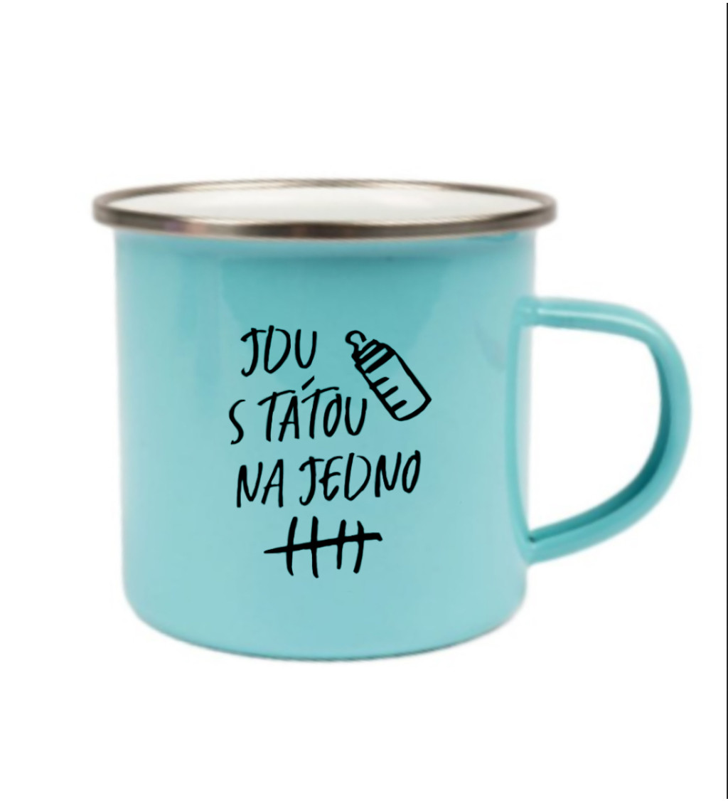 Modrý plecháček: Jdu s tátou na jedno