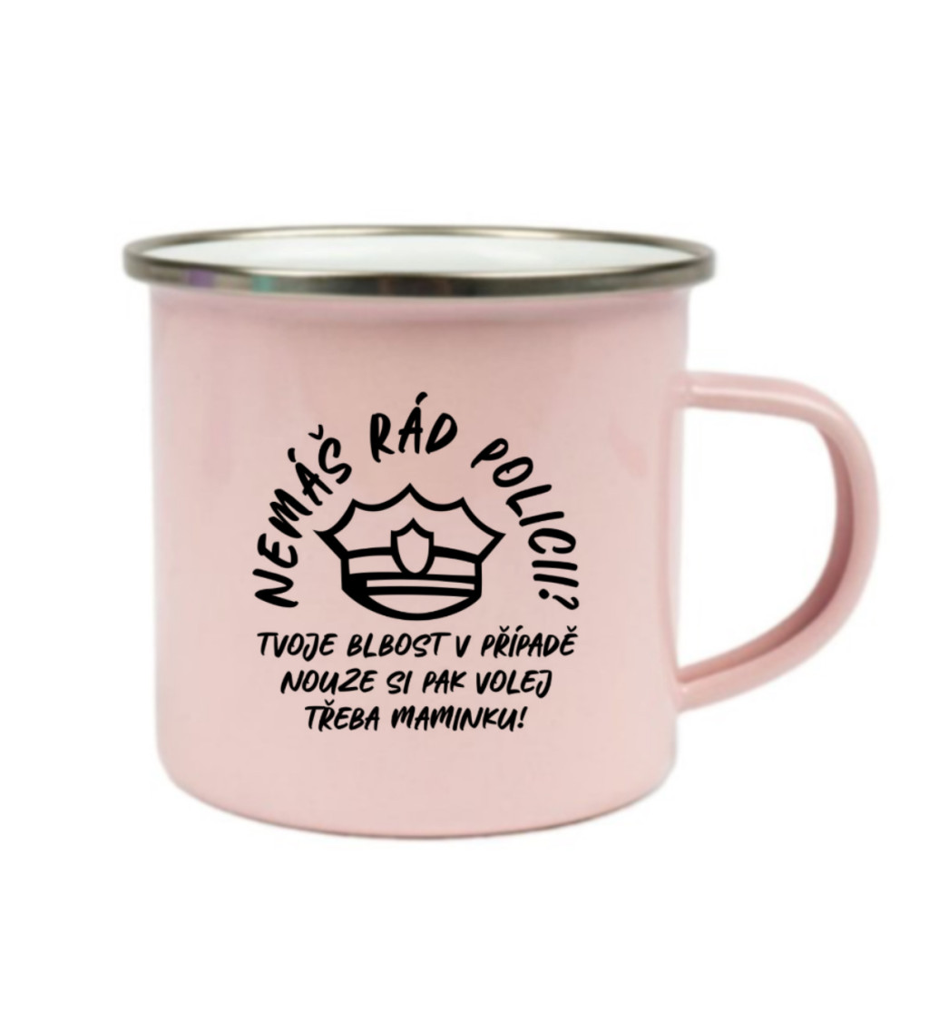 Růžový plecháček: Nemáš rád policii