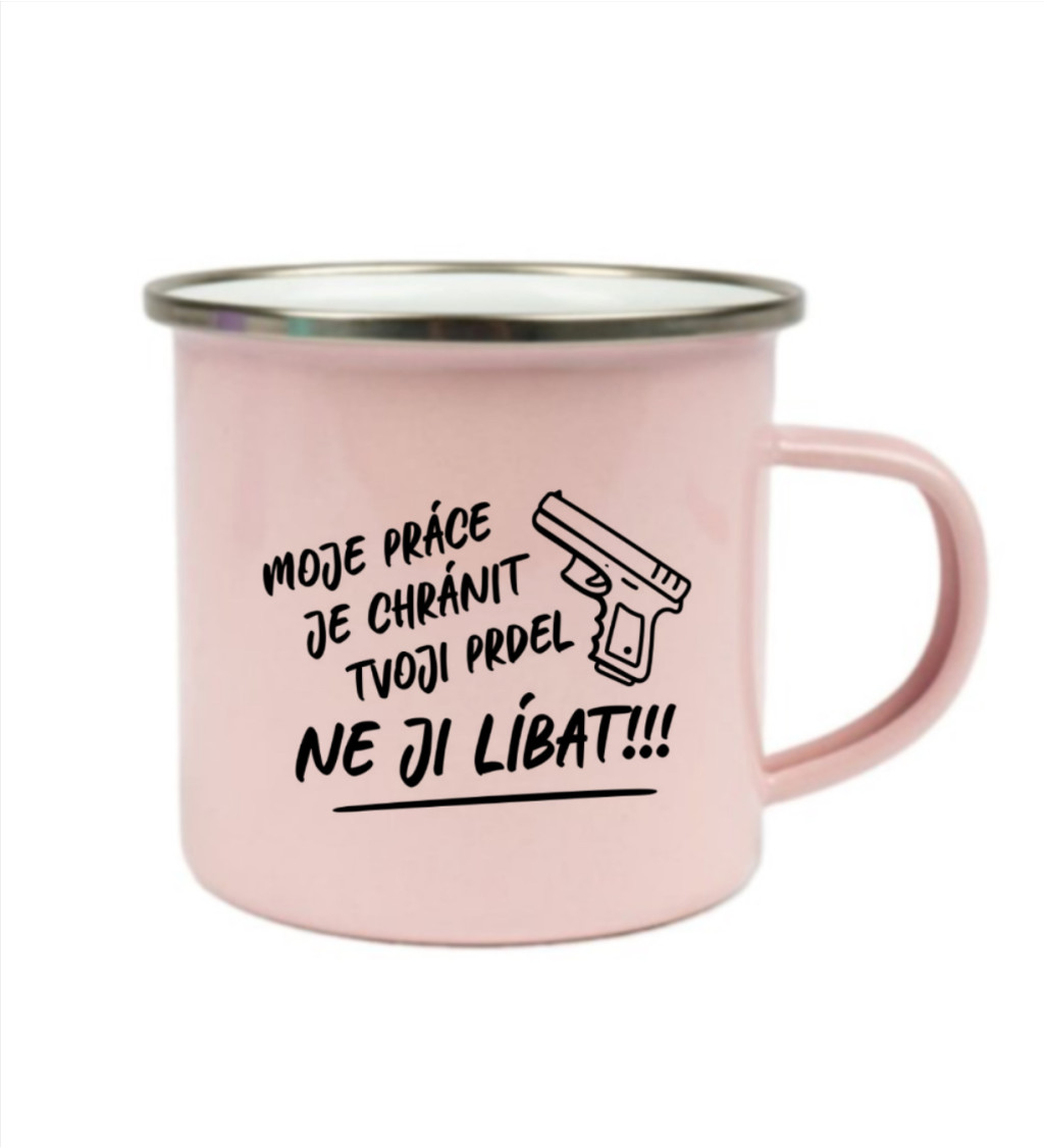 Růžový plecháček: Moje práce je chránit tvoje prdel, ne ji líbat