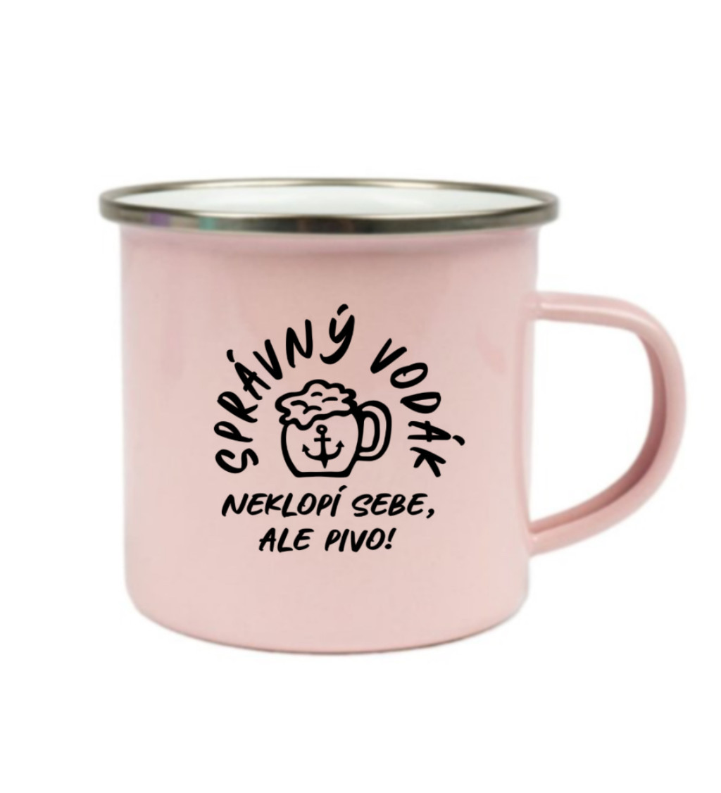 Růžový plecháček: Správný vodák neklopí sebe, ale pivo