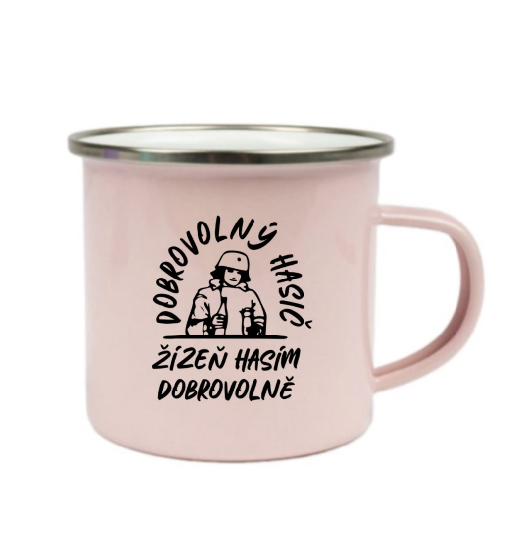 Růžový plecháček: Dobrovolný hasič