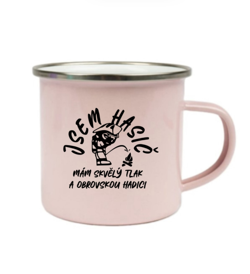 Růžový plecháček: Jsem hasič