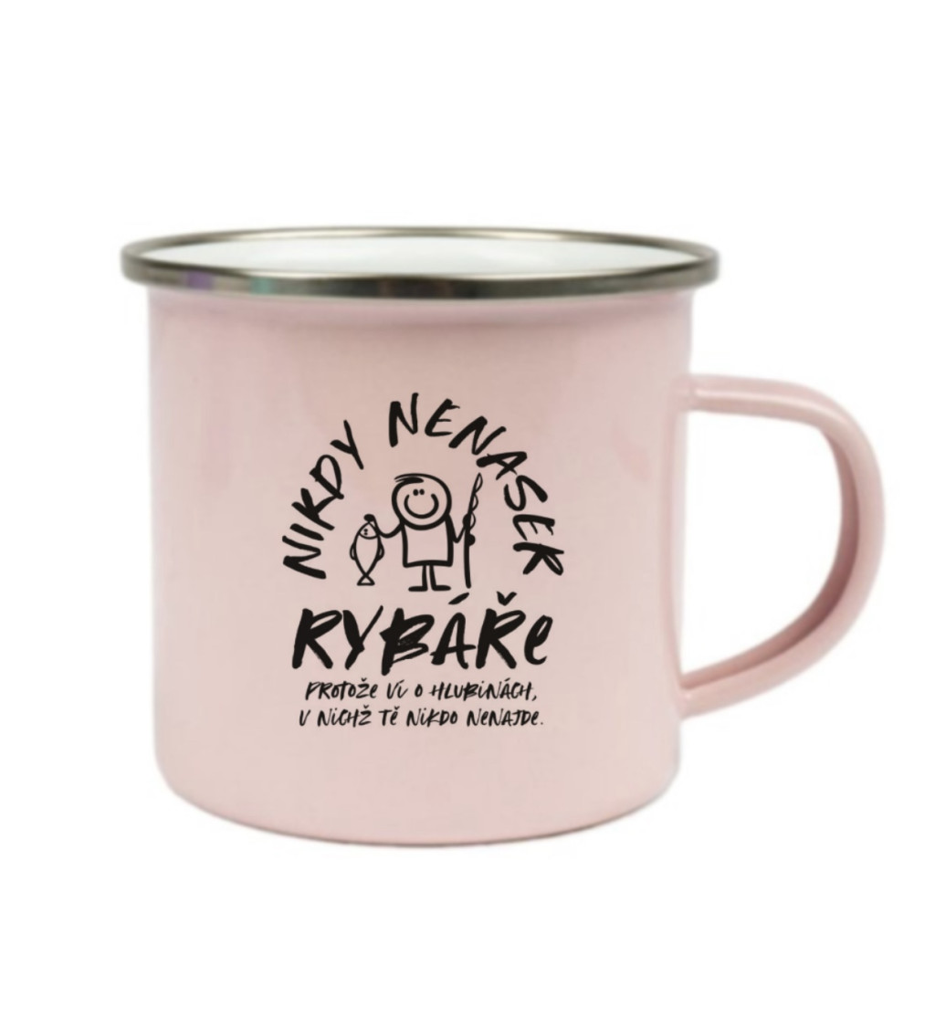 Růžový plecháček: Nikdy nenaser rybáře
