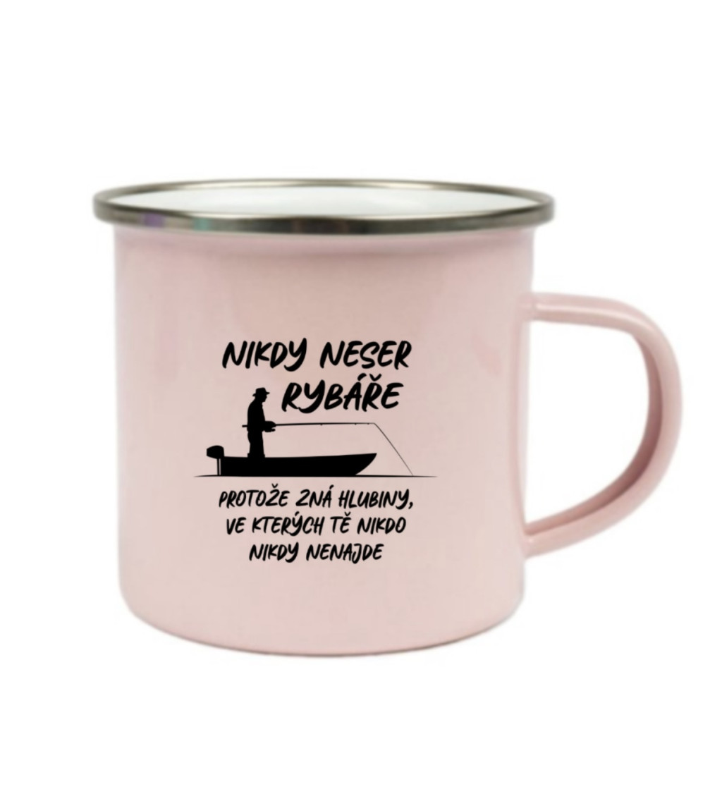 Růžový plecháček: Nikdy neser rybáře