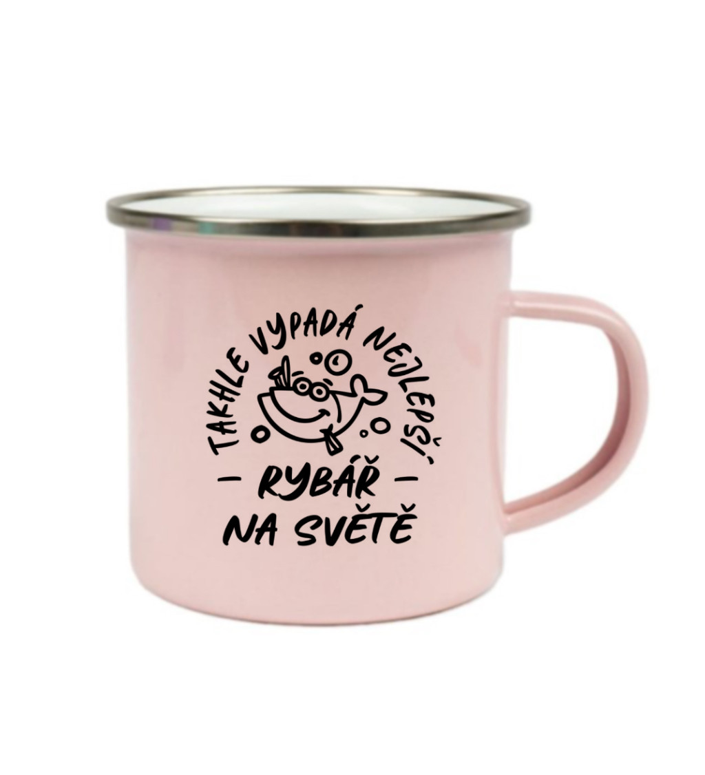 Růžový plecháček: Takhle vypadá nejlepší rybář na světě