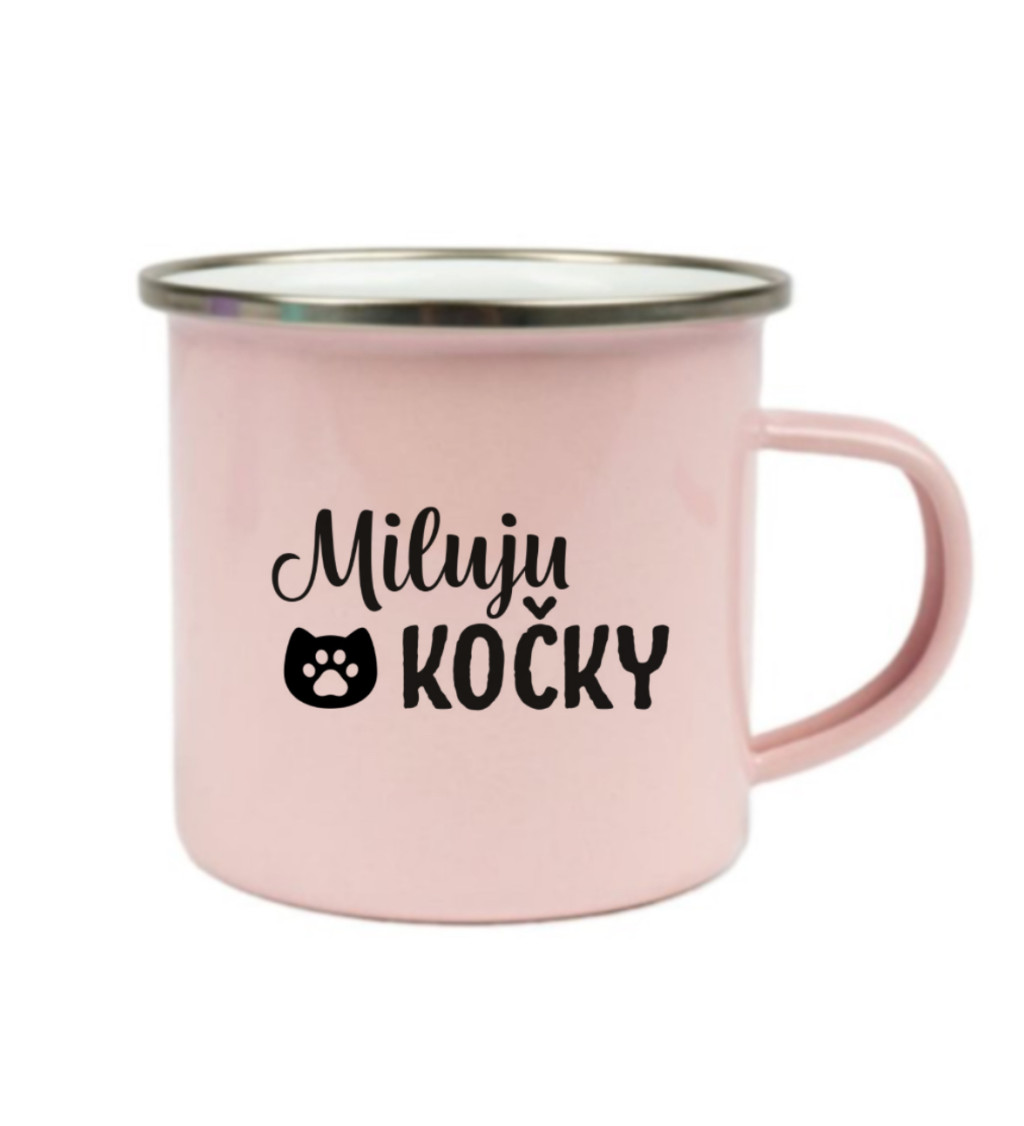 Růžový plecháček: Miluju kočky