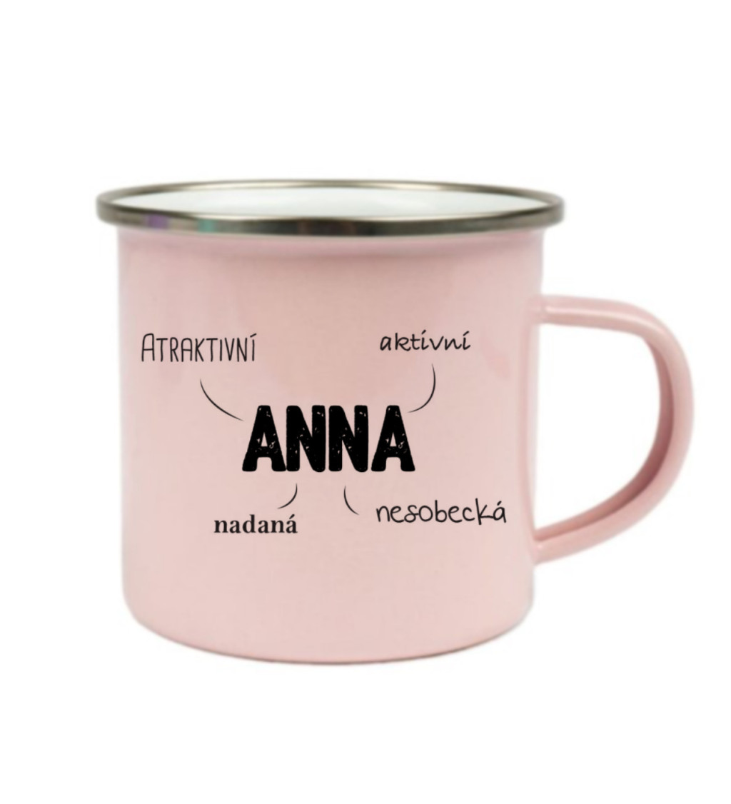 Růžový plecháček: Anna