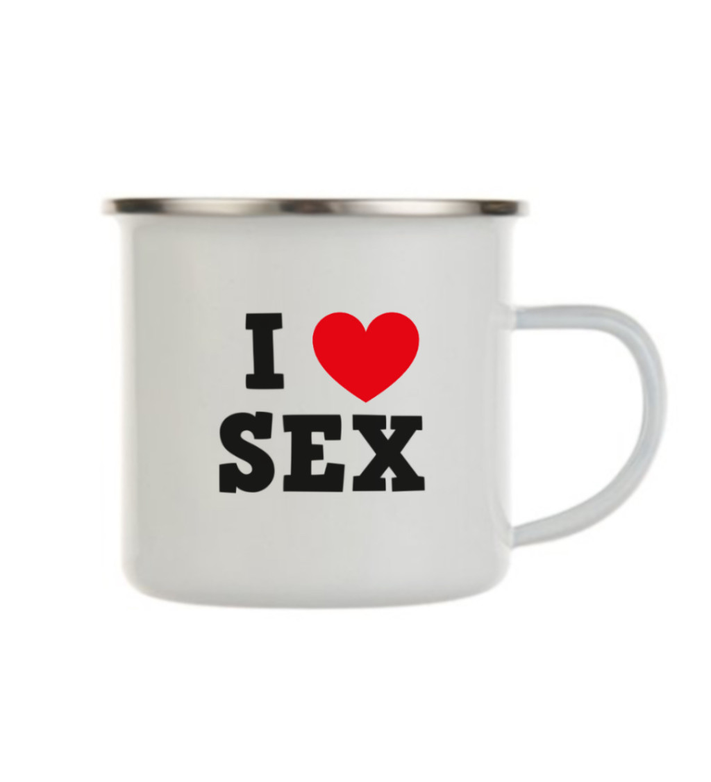 Bílý plecháček: I love sex