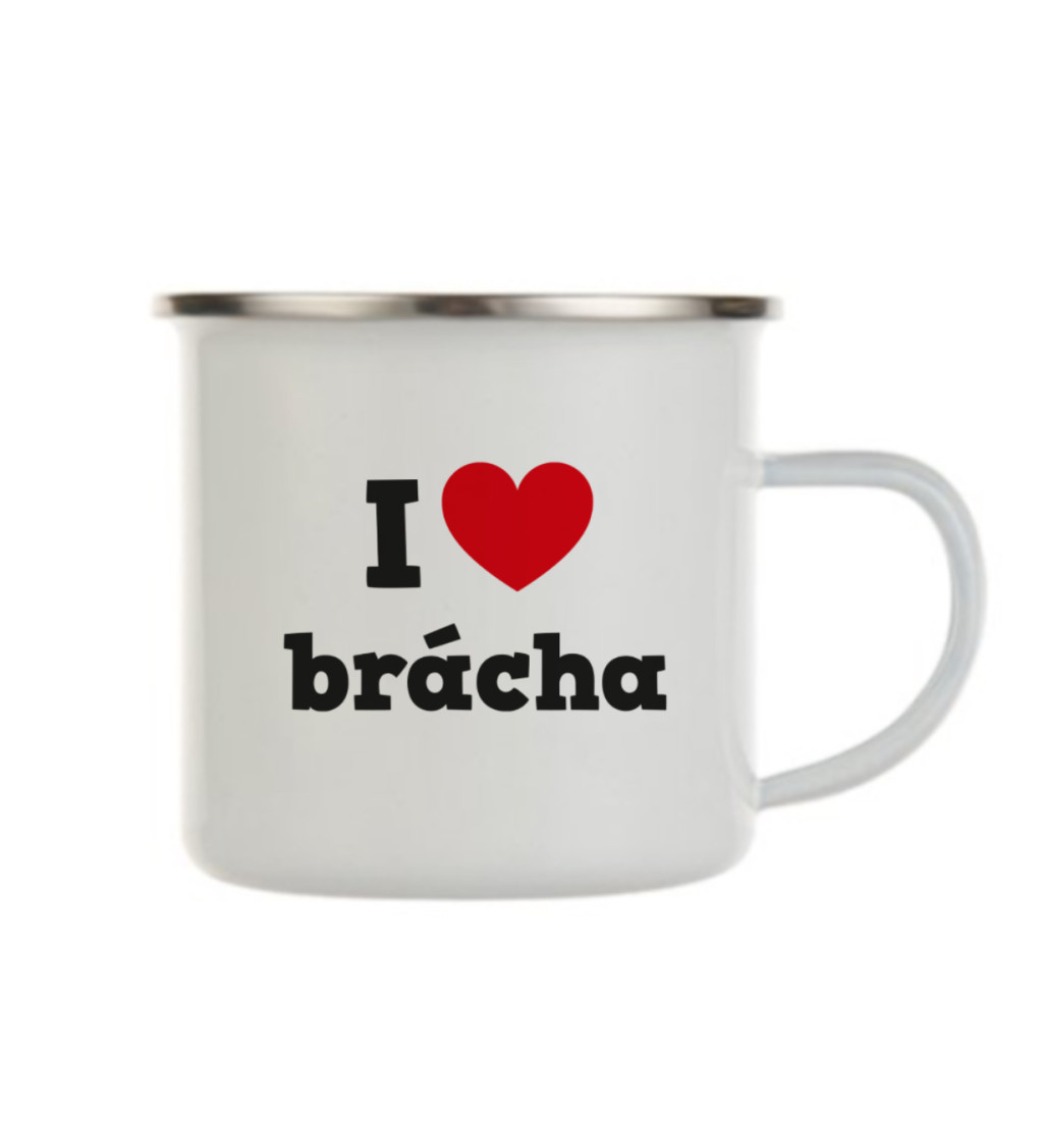 Bílý plecháček: I love brácha