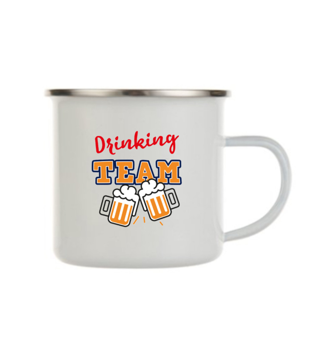 Bílý plecháček: Drinking team