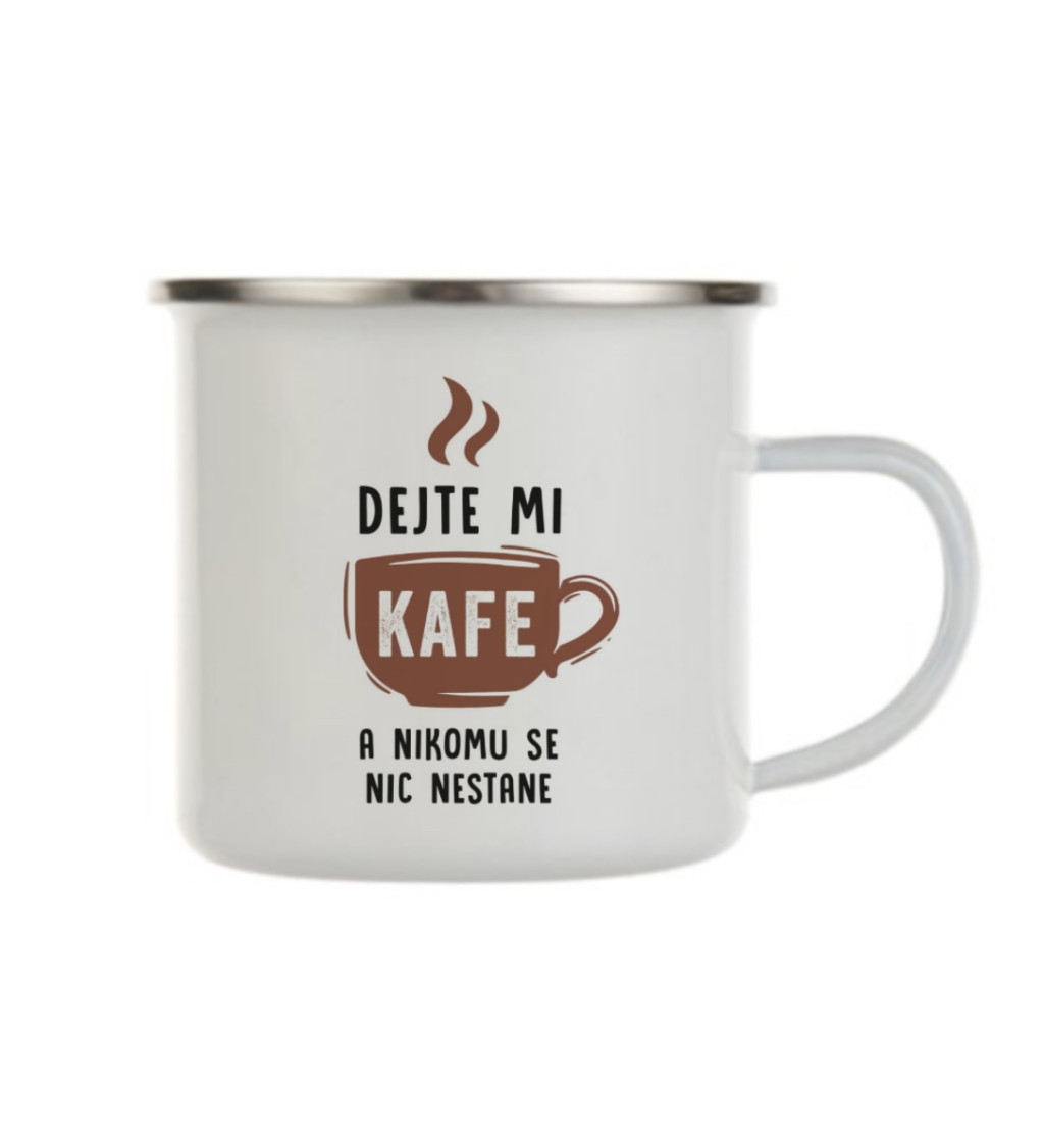 Bílý plecháček: Dejte mi kafe a nikomu se nic nestane