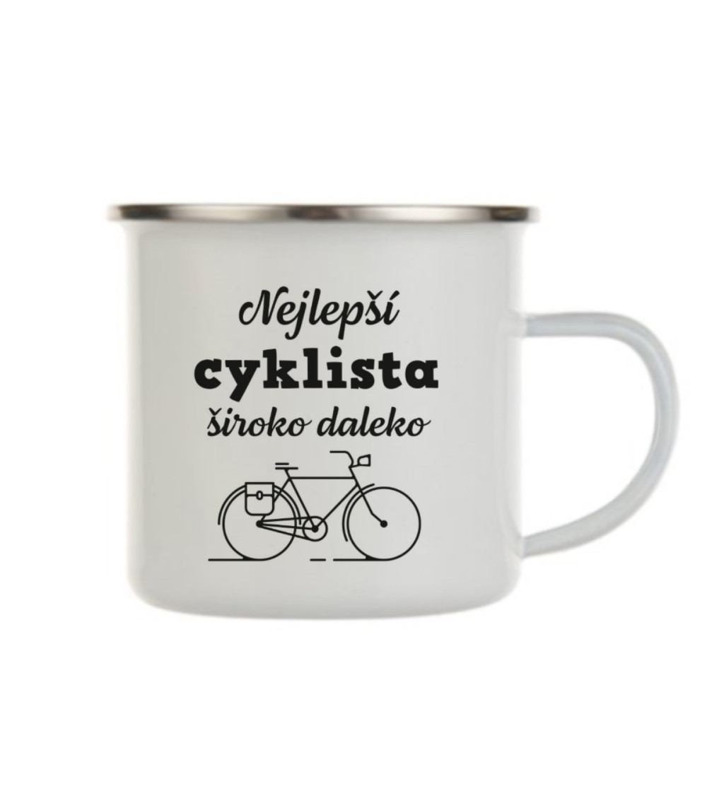 Bílý plecháček: Nejlepší cyklista široko daleko