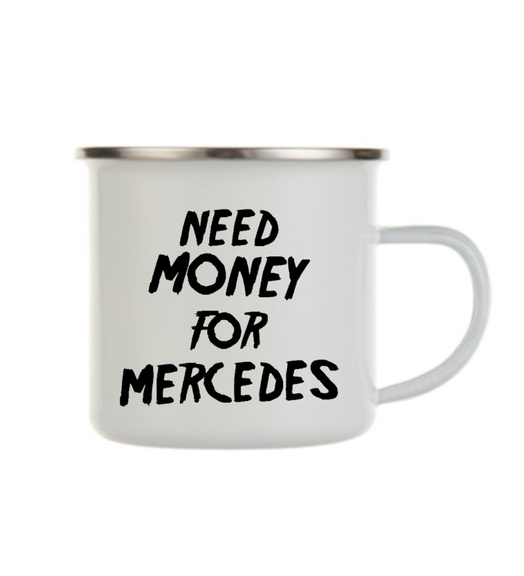 Bílý plecháček: Need money for Mercedes