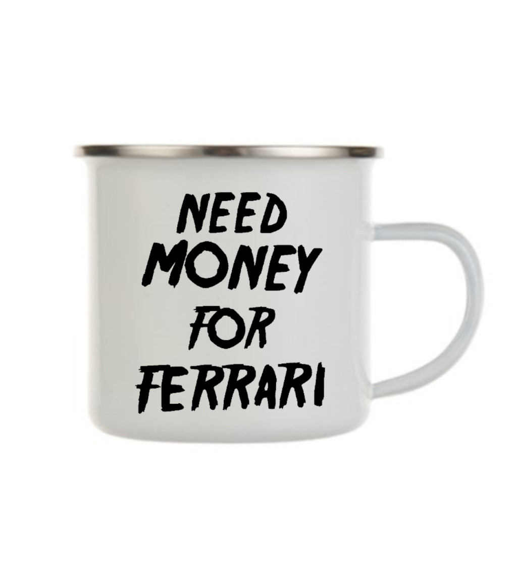 Bílý plecháček: Need money for Ferrari
