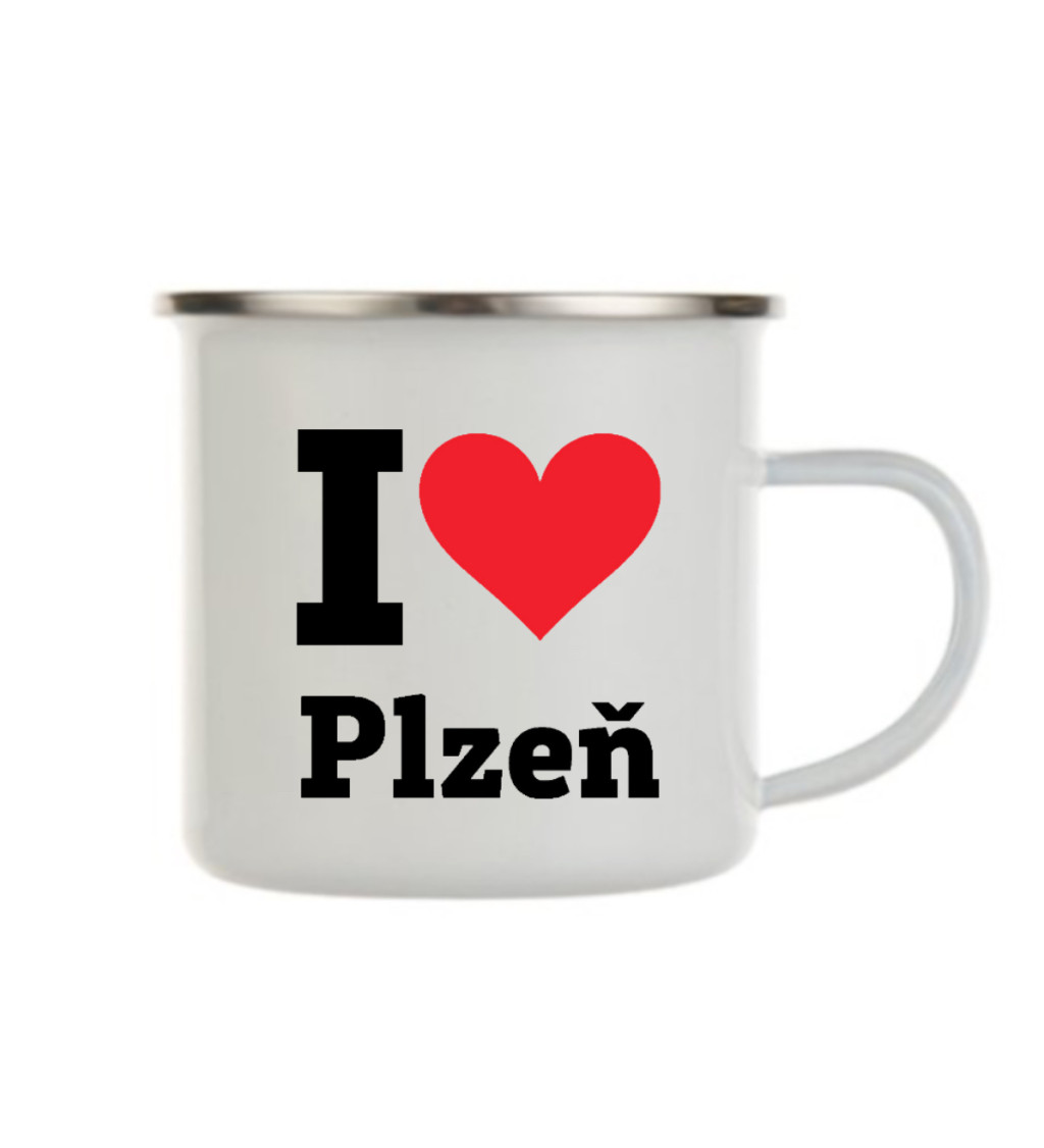 Bílý plecháček: I love Plzeň