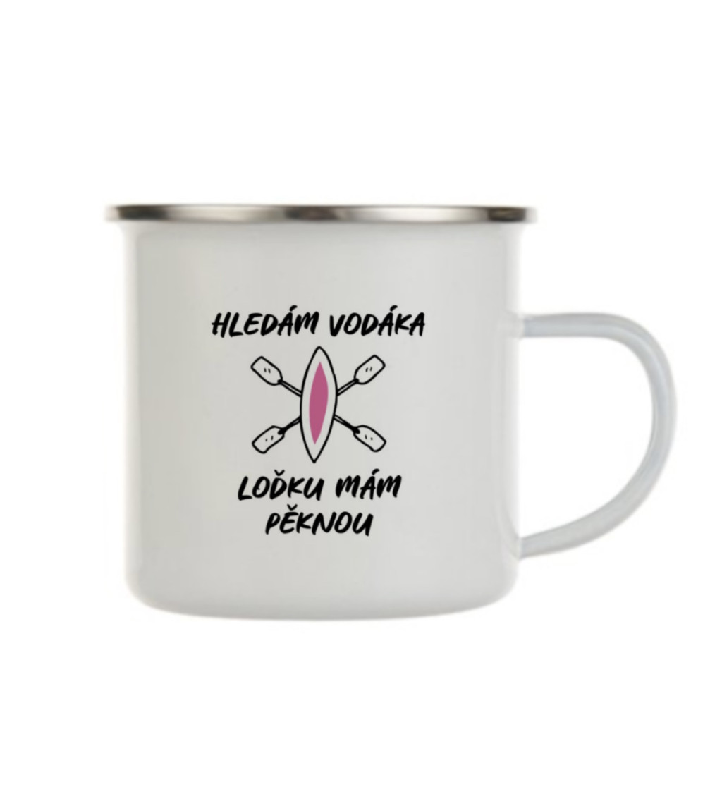 Plecháček bílý: Hledám vodáka, loďku mám pěknou